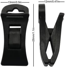 10 stuks - 10 stuks - Antislip waslijnknijpers - Waslijnknijpers - Sokkenklemmen - Sokkenklemmen voor wasmachine en droger - okkenhouders en sokkenclips - Sokkenklemmen voor wasgoed — thumbnail 2