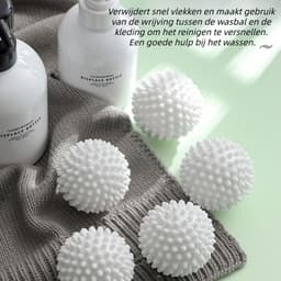 6-delige wasbal - Magic Laundry Ball Anti-klit en Anti-Knot - Gemengde kleur — thumbnail 2
