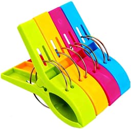 Ynkkvre - Wasknijpers - Handdoekclips - Strandhanddoek Clips - Winddichte Clips voor Kleding en Strandhanddoeken op het Strand en Ligbedden — thumbnail 2