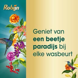 6 x Robijn - Klein & Krachtig Collections Color Paradise Secret - Vloeibaar Wasmiddel - 19 Wasbeurten - Wasmiddel - Kleurwas - Wasverzachter - Biologisch Afbreekbaar - Duurzaam — thumbnail 3