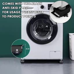 Solacis Wasmachine verhoger - Wasmachine kast - Wasmachine ombouw - Tussenstuk wasmachine droger - Wasmachineverhoger - Must have voor uw wasmachine! — thumbnail 2