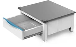 Verhoger voor Wasmachine of Droger met Uittrekbare Lade 28L - Max 250 Kg - Wit — thumbnail 3