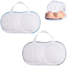 2x Lingerie Waszak Rits - BH Waszakje - BH Waszakken - Wasbol - Waszak - Waszakken - Kledingzakjes - Was Zakjes - Wasmachine Zakjes - Wasnet - Wasnetten - Wasnetjes - Wasnetje - Wasgoed - Wassorteerder - Wasmachine - Voor BH Met En Zonder Beugel — thumbnail 1