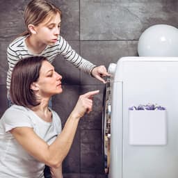 Magnetische Pluisbak voor Wasruimte - Badkamer - Wasmachine - Bespaarcontainer - Opknoping - Verbreden Opslag Houder - Organizer Mand - Muurmontage Prullenbak voor Wasmiddel Pods - Droger Wasmachine Ballen — thumbnail 2