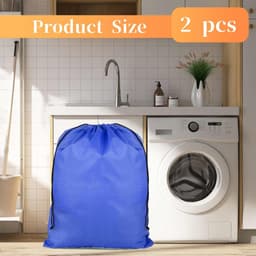 Ibenzoa® Set van twee grote opvouwbare waszakken voor reizen en kamperen — thumbnail 2
