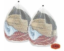 EXCITAT 2 stuks - Wasnet - Herbruikbare waszak - Geschikt voor het opbergen, reinigen en beschermen van kleding - 50*60cm