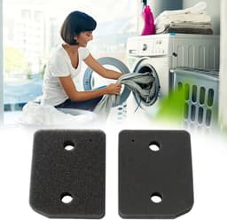 Droger Filter Sponsfilter - Set van 2 - Filterdroger Geschik voor Miele 9164761 - Sponsfilter - voor Wasdrogers - Basisfilter - 210 x 155 x 30 mm — thumbnail 3