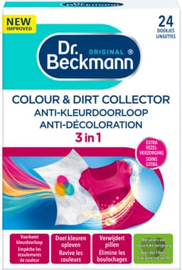 6 x Dr. Beckmann - Anti-Kleur Doorloopdoekjes - Kleurbescherming - Witte en Gekleurde Was - 24 Doekjes - Kleurbescherming - Kleurdoorloop - Wasdoekjes - Wasmiddelen - Wastips — thumbnail 2