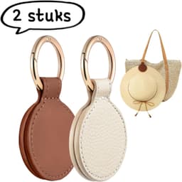 2-delige hoedenclip, magnetische hoedenclip, rugzakhaak, accessoires, zonnehoed, magnetische hoedenclip, draagbaar, wit + bruin — thumbnail 1