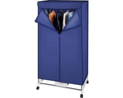 Elektrisch Droogrek - Verwarmd Wasrek - Droger met Warme Ventilatie en Wieltjes - 15KG Capaciteit - 1000W