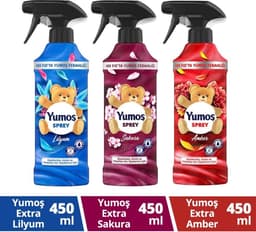 Yumoş Spray Sakura - Amber - Lilium 450 ml x3 — thumbnail 1