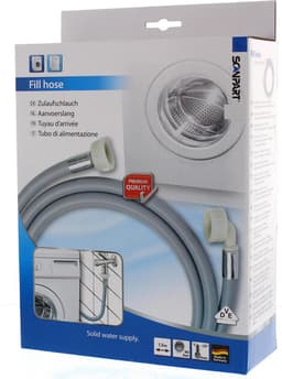 Scanpart aanvoerslang wasmachine 1.5 meter - Geschikt voor AEG Bosch LG Miele Samsung Siemens Whirlpool Zanussi - Aanvoer slang - Universeel — thumbnail 2