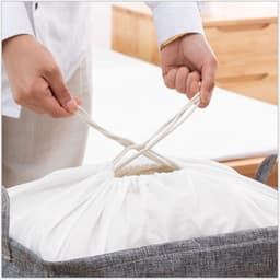SUNMOOL Wasmand - Waszak - Laundry bag - Laundry basket - Opvouwbaar - 100 Liter - Roze — thumbnail 5