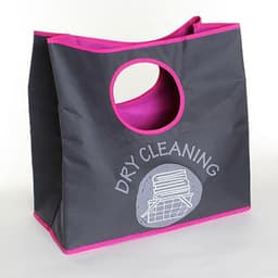CALICOSY - Zachte wasmand met 2 ronde hengsels in 2 kleuren 55x30x54cm — thumbnail 1