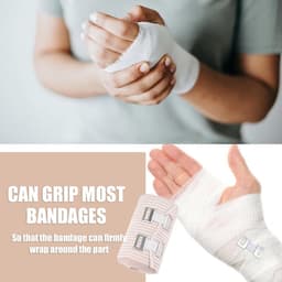 Elastic Bandage Clips 50 Stuks - Stretch Metaal - Voor Diverse Verbanden - Langdurig Gebruik - ShopVlot — thumbnail 2