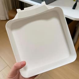 Afvoerbak voor wasmachine - 3D-geprinte waterdichte bak - Lekbak wasmachine - Wateropvang - Afvoer - Wasmachine - Wateropvangbak - Opvangbak tegen lekkage - universele opvangbak voor filterreiniging - 18cm — thumbnail 4