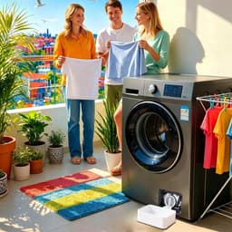 Afvoerbak voor wasmachine - 3D-geprinte waterdichte bak - Lekbak wasmachine - Wateropvang - Afvoer - Wasmachine - Wateropvangbak - Opvangbak tegen lekkage - universele opvangbak voor filterreiniging - 18cm — thumbnail 2