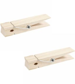 Houten wasknijper extra groot | Stevige houten knijper | 15 x 3,5 cm | 2x1 stuk — thumbnail 1