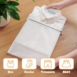 4pcs Laundry Bag Washing Net for Washing Machine 40cm x 50cm Laundry Bag Washing Bag Washing Bag Travel - ShopVlot — thumbnail 4
