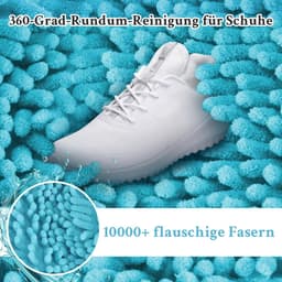 Schoenwaszak voor de wasmachine, 2 stuks, beschermt schoenen en wasmachine, ideaal voor sneakers en sportieve schoenen, 360 graden reiniging — thumbnail 5