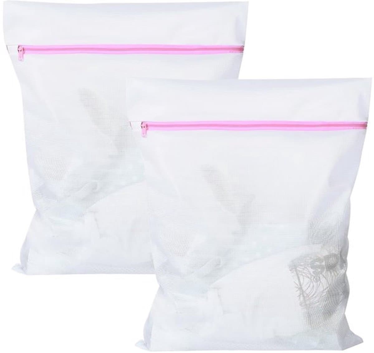 Wasmachine Zakken 30 x 40 cm - Wasnet - Waszakken voor Wasgoed - Set van 2 - Antislip Rits - Schokbestendig Materiaal - Waszak — afbeelding 1