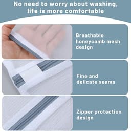Mesh Waszakken - Polyester - 4 Maten - Duurzaam en Stevig - Voor Delicate Kleding — thumbnail 5