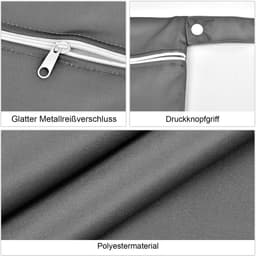 Dailygoods- Waszak Waterdicht - Waszak met Ritssluiting - Waszak voor Vuile Was - Handzaam en Lichtgewicht - Hoog Draagvermogen tot 6 kg - Ideaal voor Thuis en Reis - Wasmand — thumbnail 5