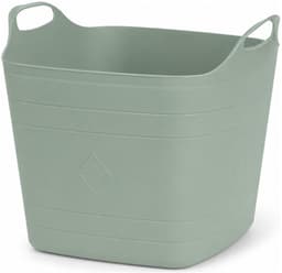 Excellent Houseware Flexibele emmer - 3x - groen - 15 liter - kunststof - vierkant - 37 x 30 cm — thumbnail 5