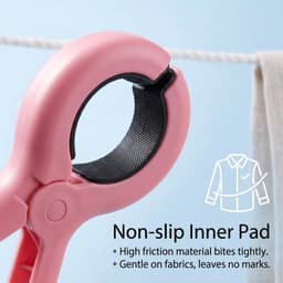Wasknijpers, kleurrijke handdoekklemmen voor strandstoelen, winddichte strandhanddoekclips, stabiele handdoekclips voor ligstoelen, badhanddoek, kleding, 4 kleuren — thumbnail 5