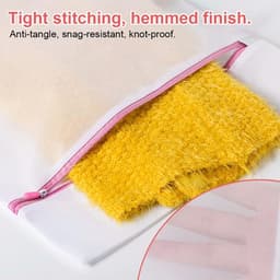 10 Stuks Wasnet, 3 Maten Duurzame Mesh Grote Waszakken voor Wasmachine,Vervorming en Vouwen, Waszak met Ritssluiting Kan Worden Gebruikt voor de Delicate Was, T-Shirts, Jas, Jurk, Broek, babykleding — thumbnail 3