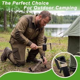 Omgoods - Set van 20 Plastic Grondankers voor Tuin en Tent — thumbnail 2