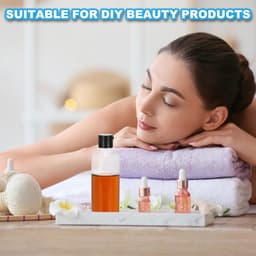 Reisflessen met klepdop, 6 stuks 100 ml lekvrije hervulbare lege dispensercontainer knijpfles voor shampoo, toiletartikelen, lotion, crème, zwart — thumbnail 2