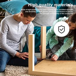 SnelShoppen - M6 Schroefmoeren 15 mm voor Hout, Verzinkte Staal Schroefmoeren, Binnen- en Buitendraad, Geschikt voor Staal, Dennenhout, Plywood en Com — thumbnail 5