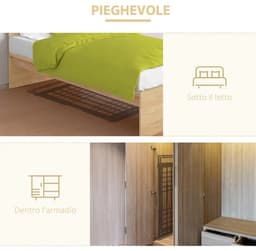 DayeLabel - Elektrisch Wasrek met Verwarming 230W - Opvouwbaar Wasrek - Verwarmd Droogrek - 144×53×91cm - Zilver — thumbnail 4