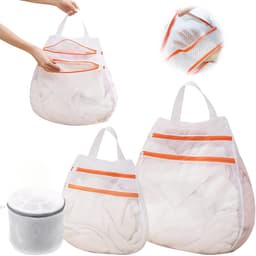 Wäschesack-Wäschenetz-für-Waschmaschine-3er-Set-Wäschebeutel-Waschbeutel-BH-Wäschenetz-Feinwäsche-Netzbeutel-Schutzbeutel-für-Kleidung-Socken-Unterwäsche-Waschzubehör — thumbnail 2