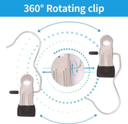 Sterke Hanger Clips 30 Stuks - Multifunctionele Kledingclips en Wasknijpers voor Kast en Wasruimte - Broekclips voor Kleding, Hoeden, Sokken, Handdoeken en Reizen — thumbnail 3