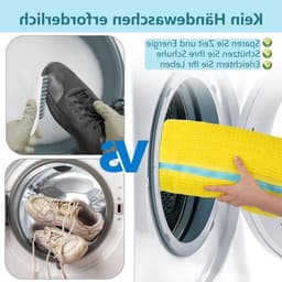 2 Stuks Waszakken voor Sneakers en Schoenen, Herbruikbare Wasnetten met Rits voor de Wasmachine, Ideaal voor Kleding en Onderhoud — thumbnail 2