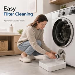 Lekbak Wasmachine - Opvangbak - Universele Wasmachine Lekbak -Afvoerbak Voor Wasmachines - 17.5 × 16.4 × 4.5 Cm - Eenvoudig Te Installeren - Afvoer Van De Wasmachine - Afvoerbak - Geschikt Voor Appartementen, Garages En Huurwoningen - Zwart — thumbnail 3