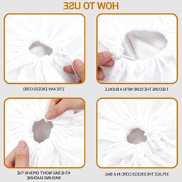 Grote Waszak van Mesh 20x24 Inch voor Wasmachine, Ideaal voor Thuis, Hotel en Reizen, Duurzaam en Ademend — thumbnail 3