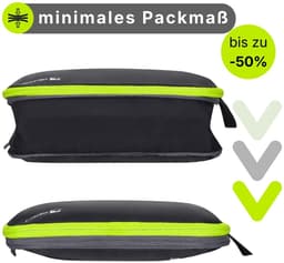 Dailygoods- Compressiekubussen 5-delig - Schoenentas - Waszak - Waterafstotend - Duurzaam - Ruimtebesparend - Opbergkubussen — thumbnail 3