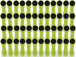 Wasknijpers Set - Kledingknijpers - Was Ophangen - Soft Grip - 48 Stuks - Groen Antraciet — thumbnail 1