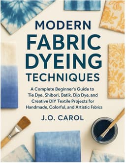 Fabric Dyeing Techniques: A Complete Beginners Guide to Tie Dye, Shibori, Batik, Dip Dye, and Creative DIY Textile Projects for Handmade, Colorful & Artistic Fabrics — thumbnail 1