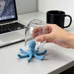 2x Drinkfles Droogrek – Universele Flessen Droogrek met Luchtcirculatie, Ruimtebesparend Flessenrek voor Keuken, Babyflessen en Waterflessen - Roze en Blauw — thumbnail 2