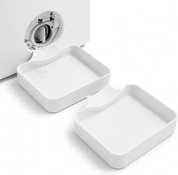 2 stuks - Afvoerbak voor wasmachine - 17,8 ×17,8cm - 3D-geprinte waterdichte bak - Lekbak wasmachine - Wateropvang - Afvoer - Wasmachine Wateropvangbak - Opvangbak tegen lekkage - universele opvangbak voor filterreiniging — thumbnail 1