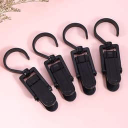 Wasknijpers 10 Stuks - Multifunctioneel Ontwerp - Draaibaar - Antislip - Klemkracht - Voor Kleding en Hoeden - Ophangclips — thumbnail 4