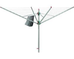 Droogmolen Buiten - Waslijnmolen - Buiten Wassen - Extra Stabiel - 60 meter - Zilver