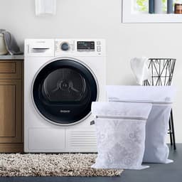 Wasnetjes met ritssluiting - Wit - Set van 4 Waszakken in 2 Maten - Mesh Waszakken voor Delicate Kleding - Voor Wasmachine en Droger — thumbnail 4