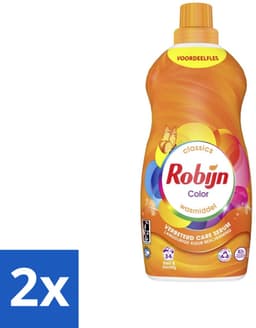 Robijn - Klein & Krachtig Wasmiddel Color 34 Wasbeurten - 2 x 1,19 liter - Voordeelverpakking — thumbnail 2