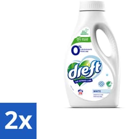 2 x Dreft - Vloeibaar Wasmiddel - 0% Witte Was - Geurvrij & zacht - 19 Wasbeurten - Wasmiddel - Wasmiddel Voor Gevoelige Huid - Parfumvrij Wasmiddel - Witte Was - Biologisch Wasmiddel — thumbnail 3