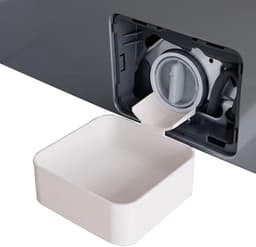 Lekbak wasmachine - Wateropvangbak voor Restwater - Opvangbak - afvoerbak - wateropvangbak voor kelder, woning, camper - wit - 12 x 12 cm — thumbnail 1